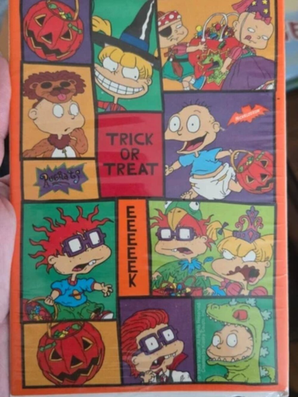Forget Me Not Vintage Rugrats Halloween Stickers Nickelodeon Sheets 90s Y2K